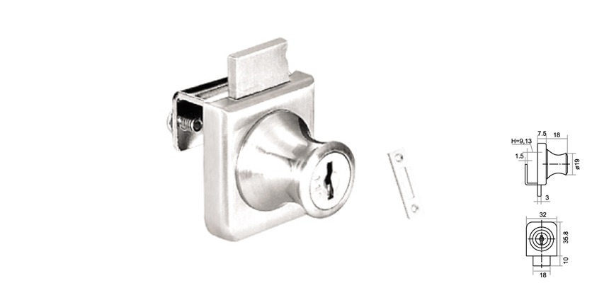  Small Glass Lock